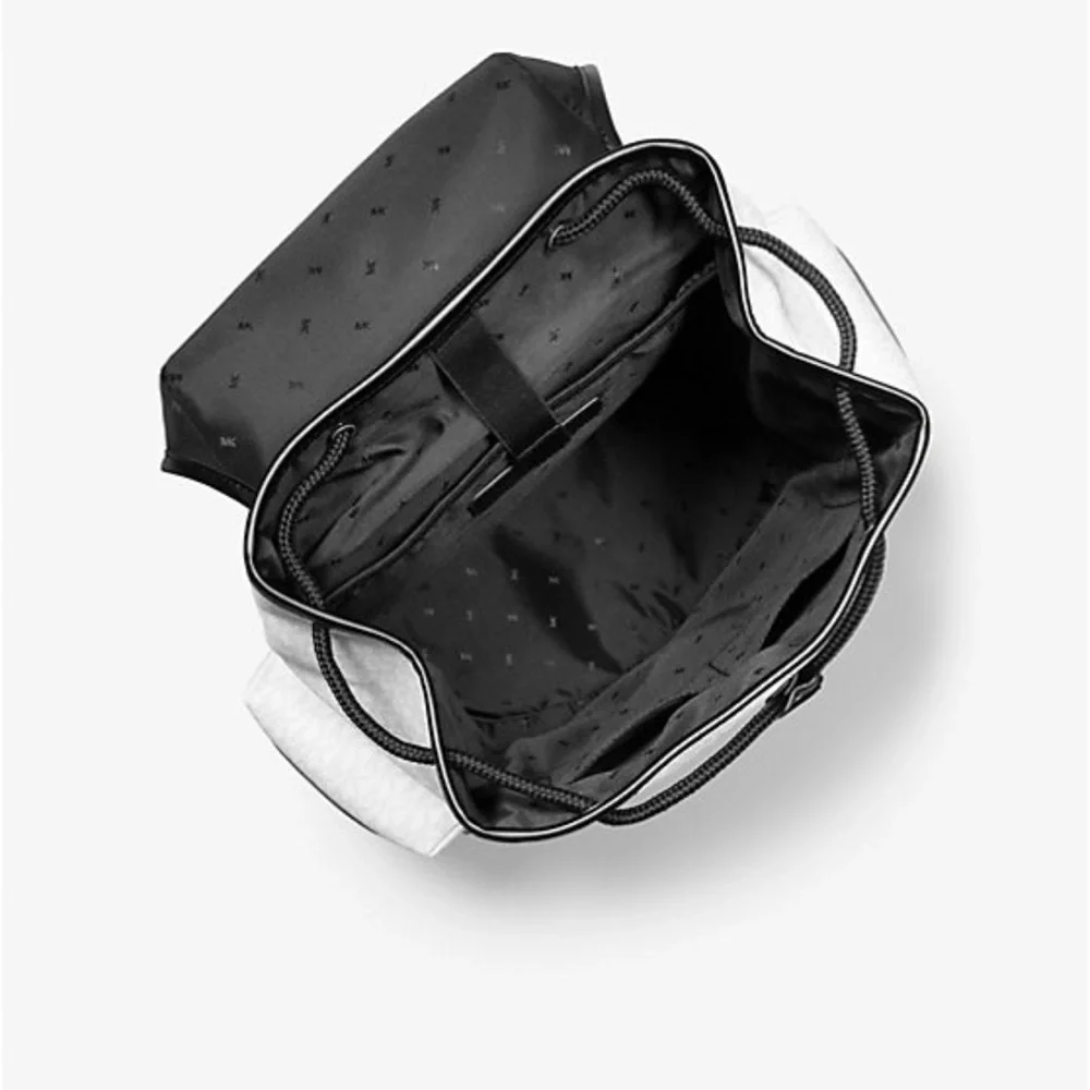 Men's Michael Kors dome Backpack cooper logo brown / green NWT - Picture 6 of 16